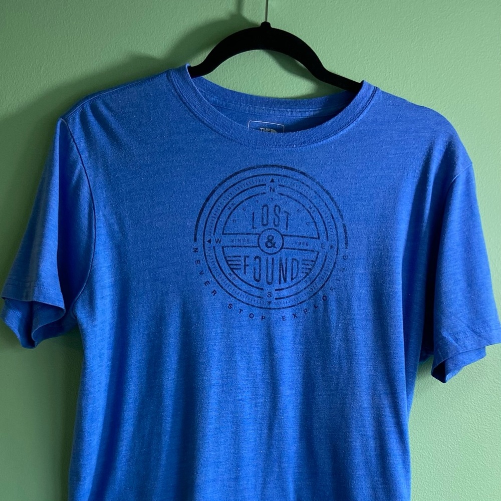 North Face short sleeve Tee  Blue